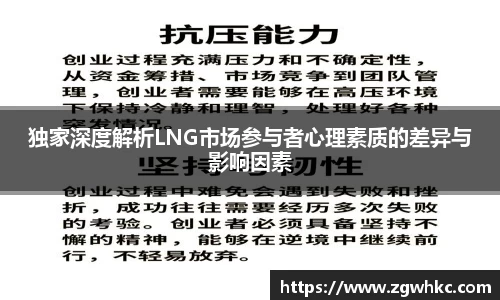 独家深度解析LNG市场参与者心理素质的差异与影响因素